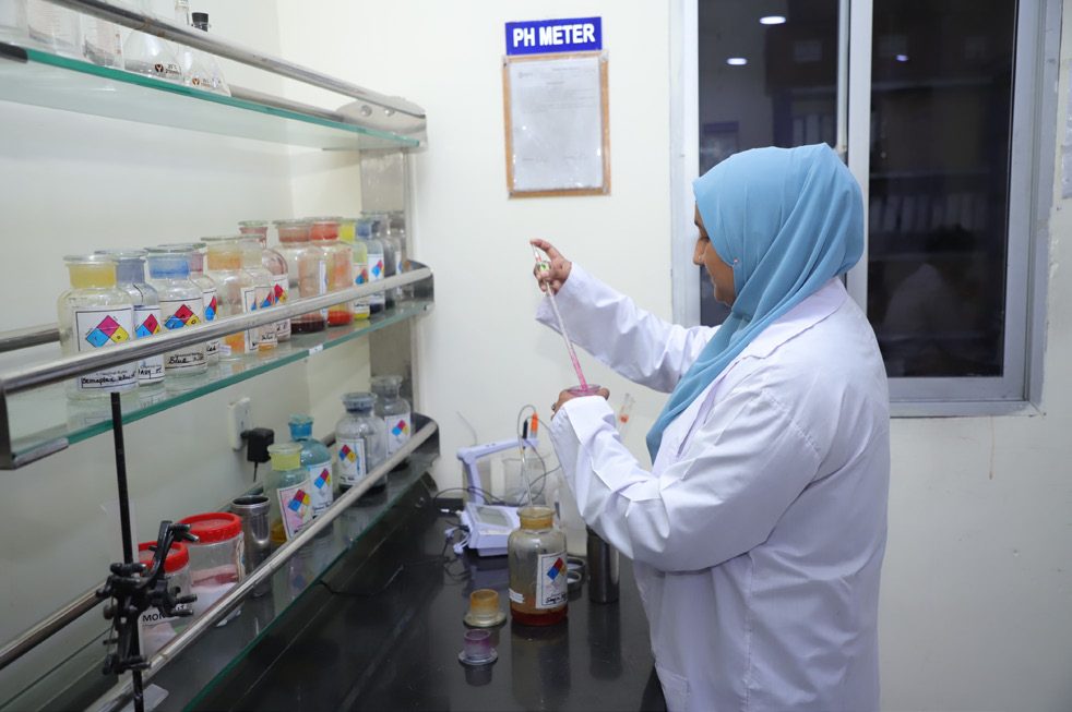 Laboratory professional at work
